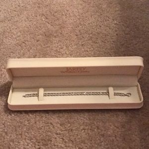 Jared diamond bracelet sterling silver
